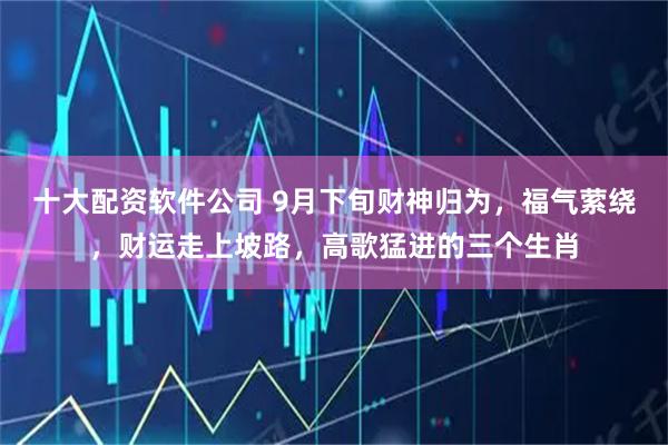 十大配资软件公司 9月下旬财神归为，福气萦绕，财运走上坡路，高歌猛进的三个生肖